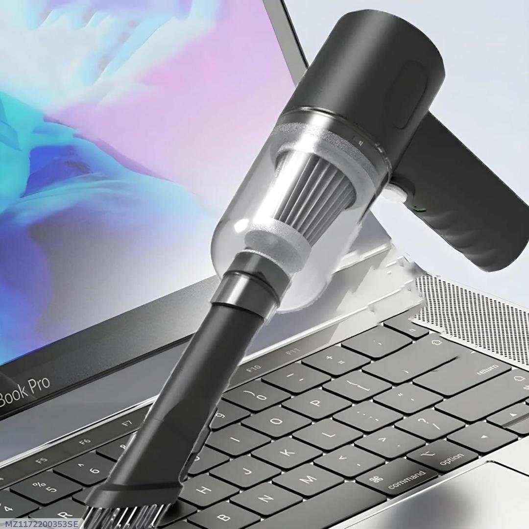 Wireless Mini Vacuum Cleaner – Portable Cordless Car & Home Cleaner with Multiple Attachments