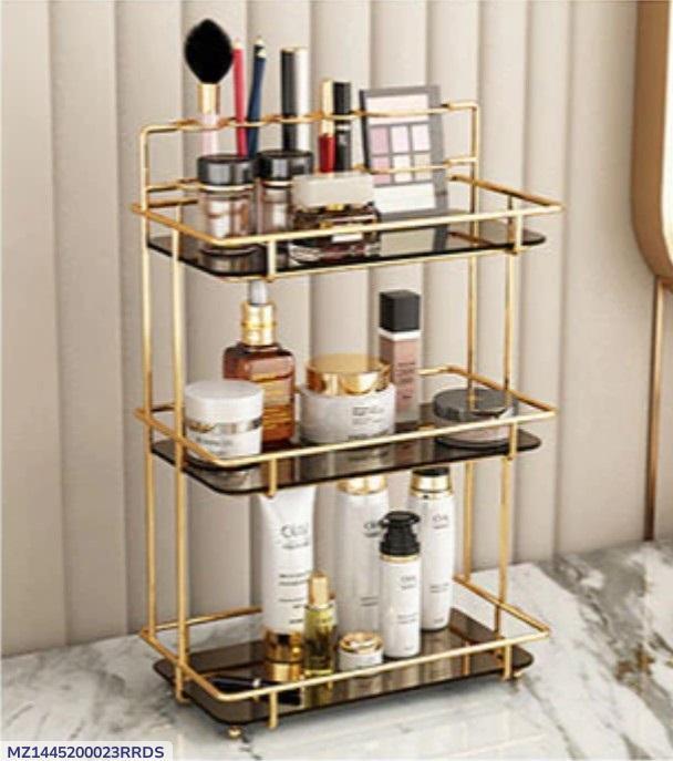 Golden Makeup Organizer