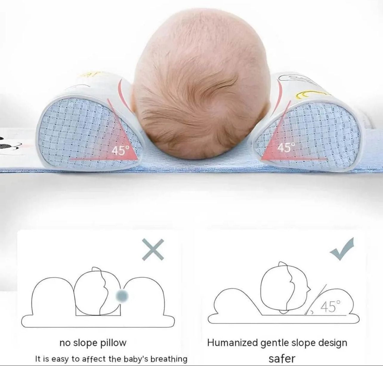 Adjustable Baby Sleeping Support Pillow