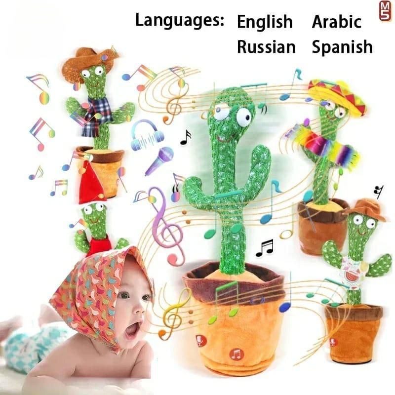 Dancing Talking Cactus Toy – Singing & Recording Plush Cactus for Kids
