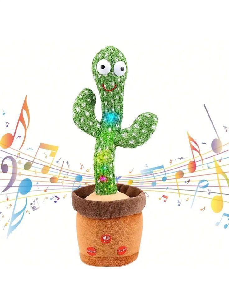 Dancing Talking Cactus Toy – Singing & Recording Plush Cactus for Kids
