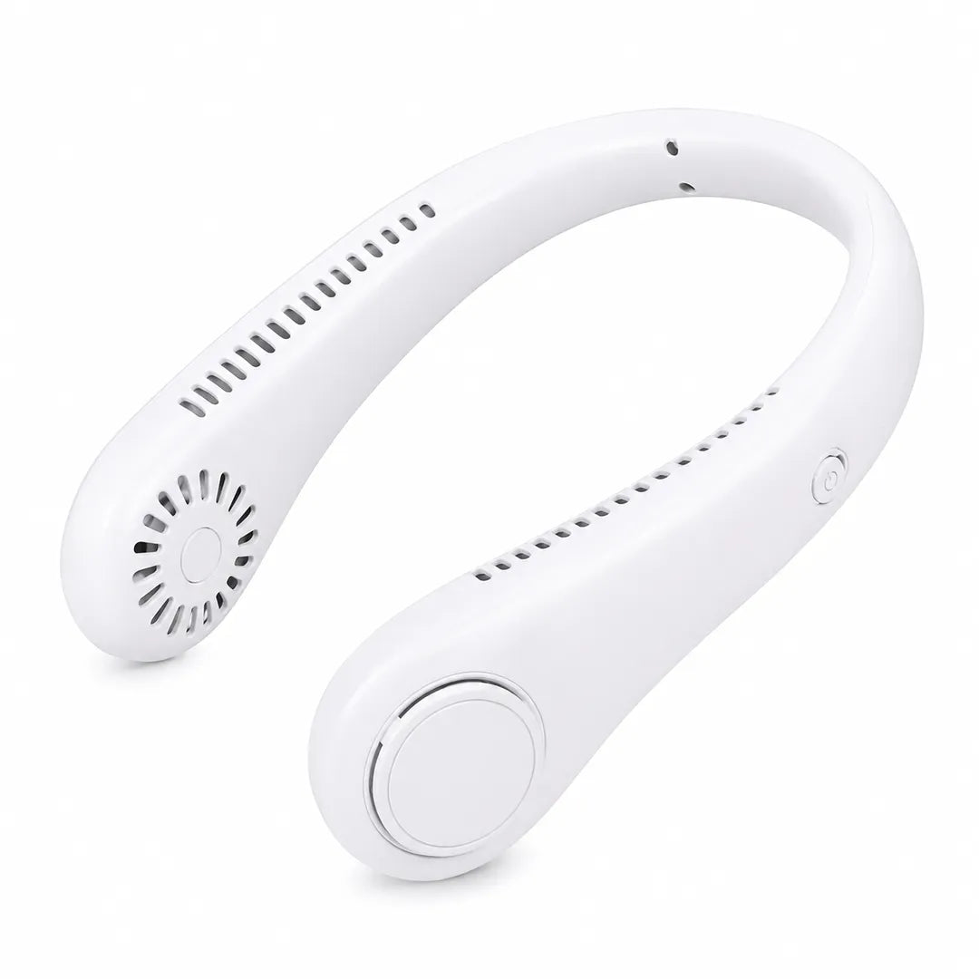Bladeless Neck Fan – Portable Hands-Free Wearable Cooling Fan, USB Rechargeable