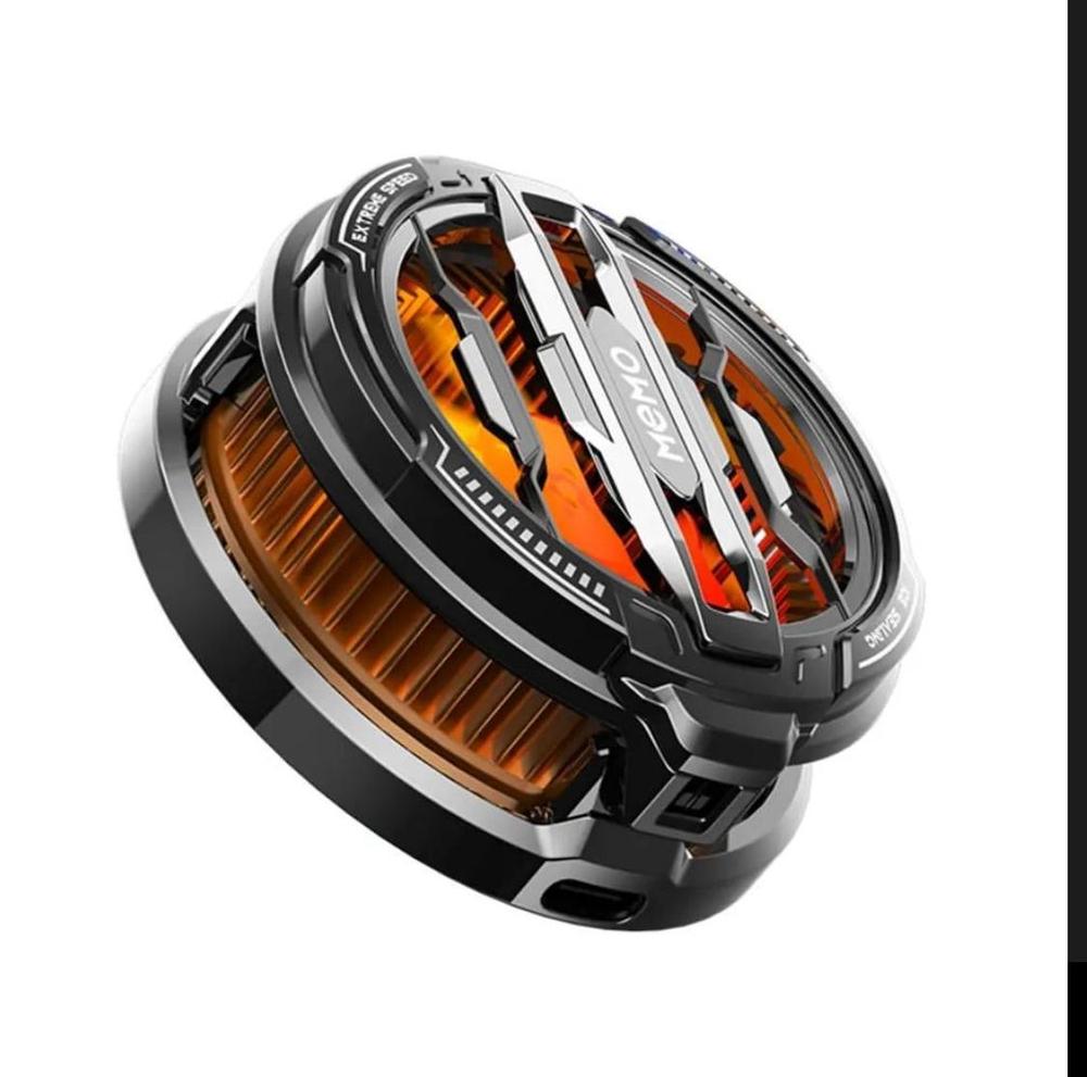 MEMO CX07 Mobile Phone Gaming Cooler – 2-in-1 Magnetic Back-Clip Cooling Fan