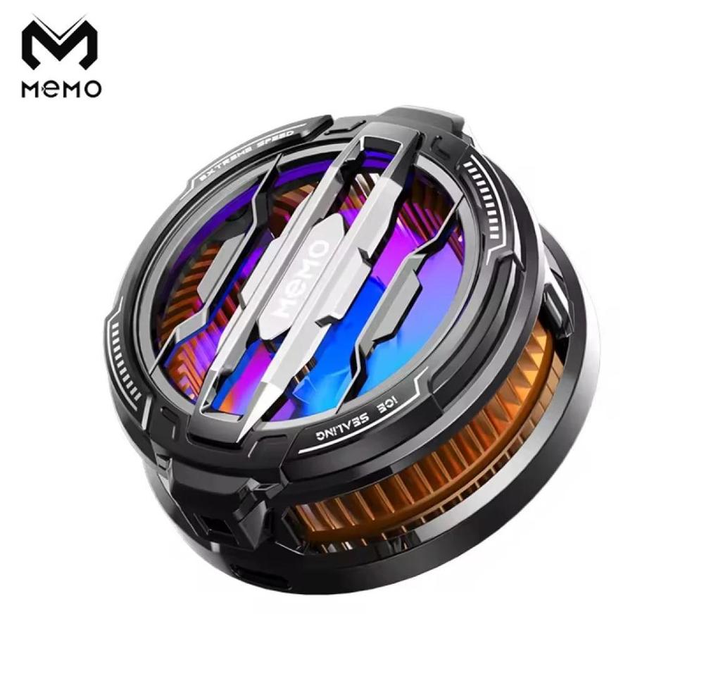 MEMO CX07 Mobile Phone Gaming Cooler – 2-in-1 Magnetic Back-Clip Cooling Fan