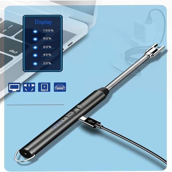 USB Rechargeable Flexible Electric Arc Lighter for Kitchen & BBQ