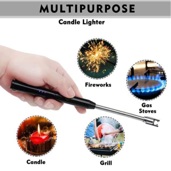 USB Rechargeable Flexible Electric Arc Lighter for Kitchen & BBQ