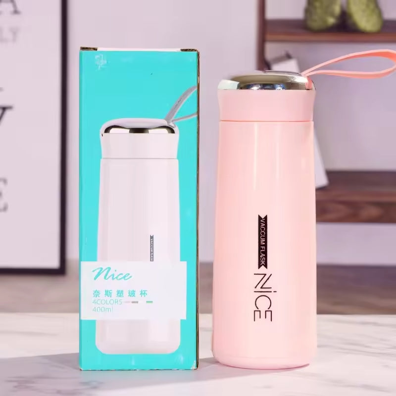 Nice Glass Bottle Water Mini Flask Bottle With Vaccum Flask