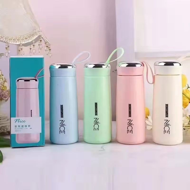 Nice Glass Bottle Water Mini Flask Bottle With Vaccum Flask