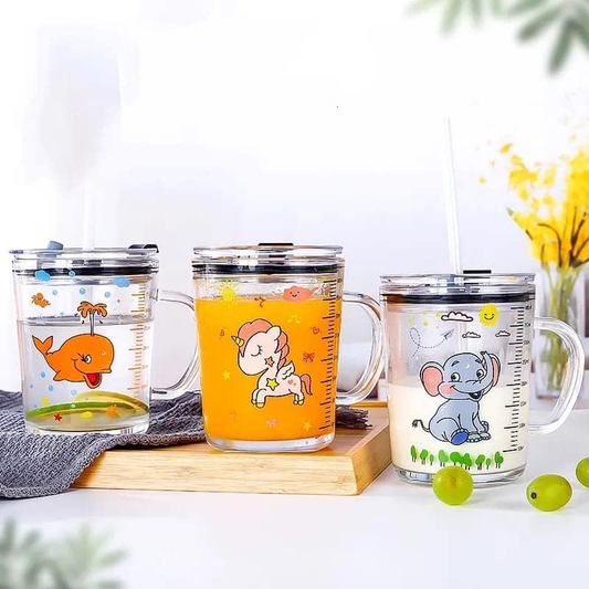 Unicorn Shape 350 ML Glass Mug