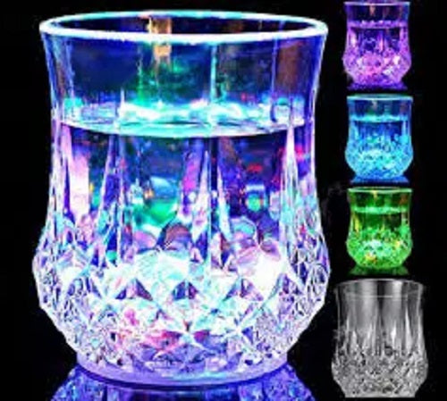 Single pcs - Lighting glass Led Flashing Water