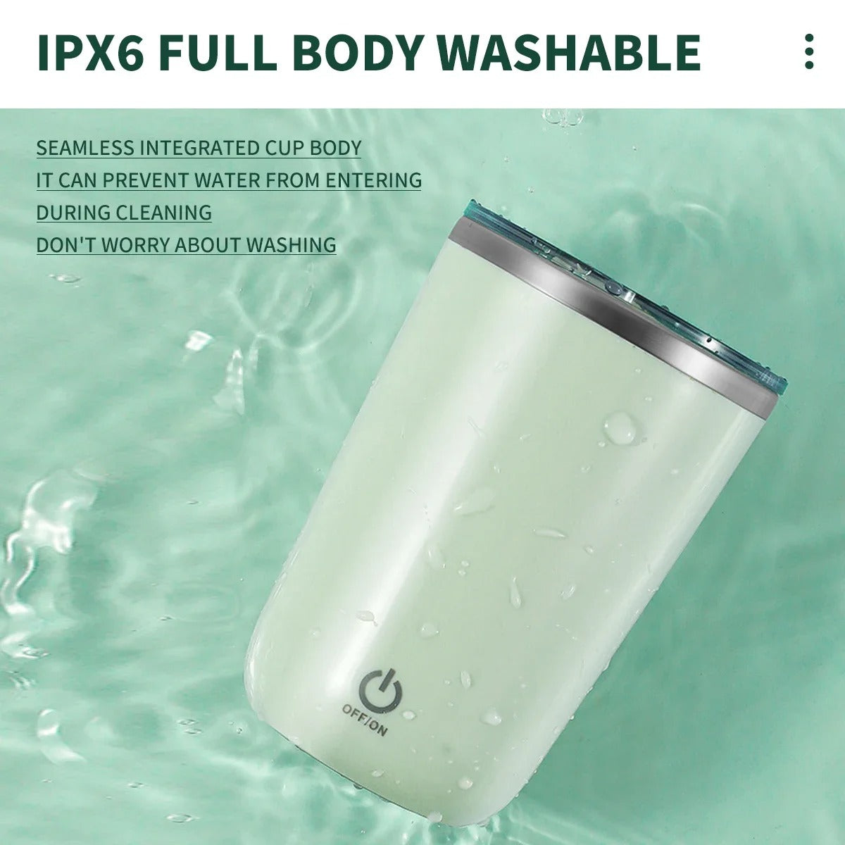Stainless Steel Automatic Self Stirring Mug