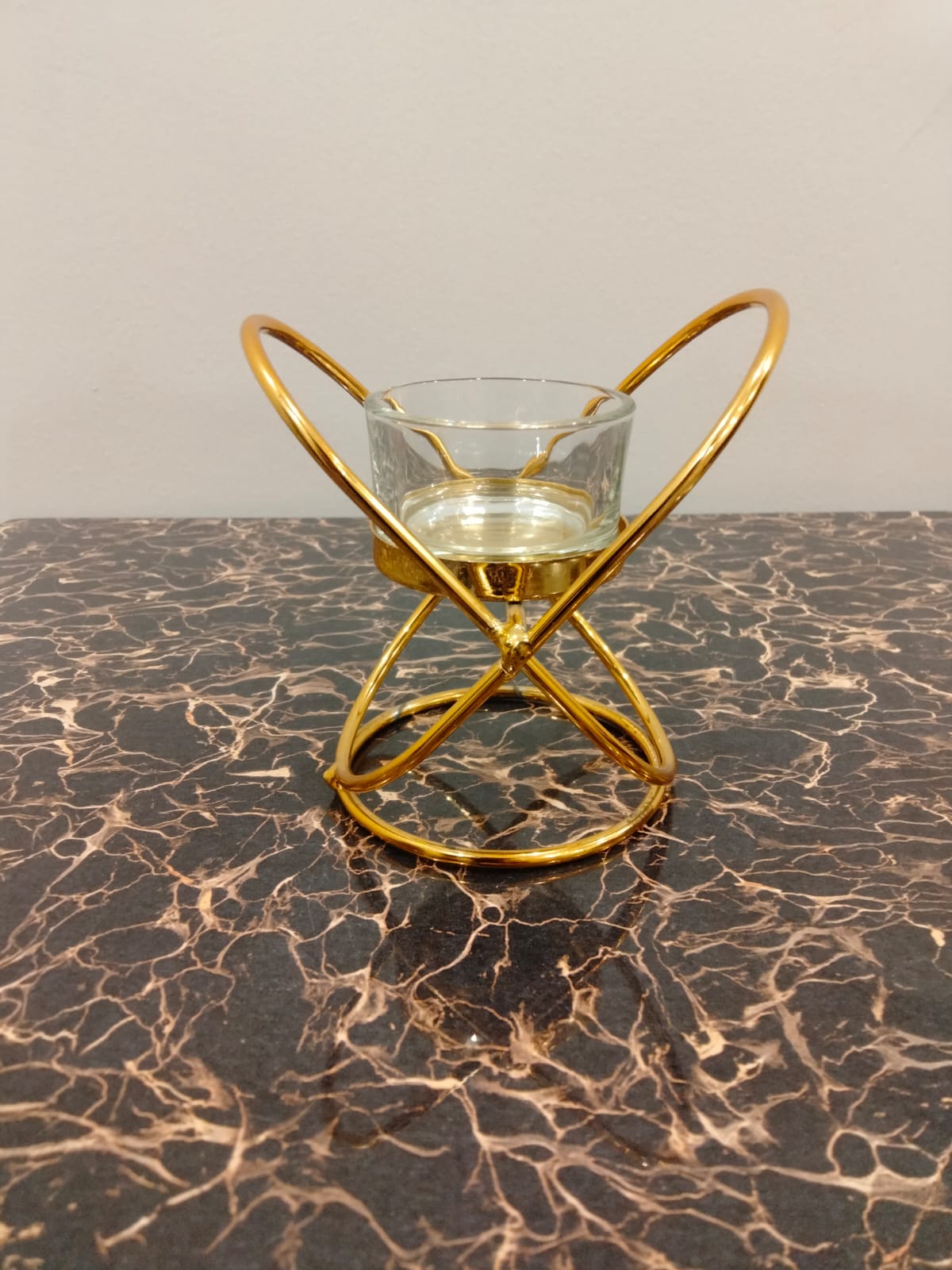 Elegant Black Candle Holder