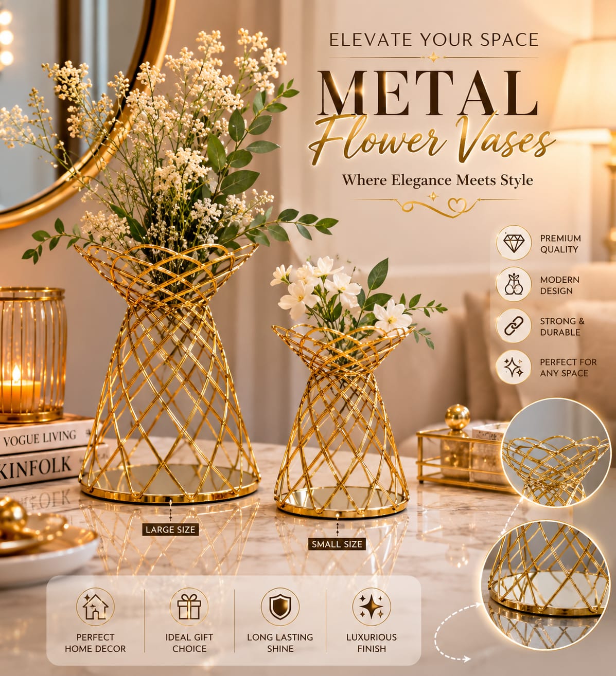 Luxury Decorative Table Vase