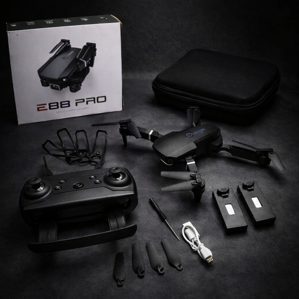 E88 Pro Foldable WiFi Camera Drone