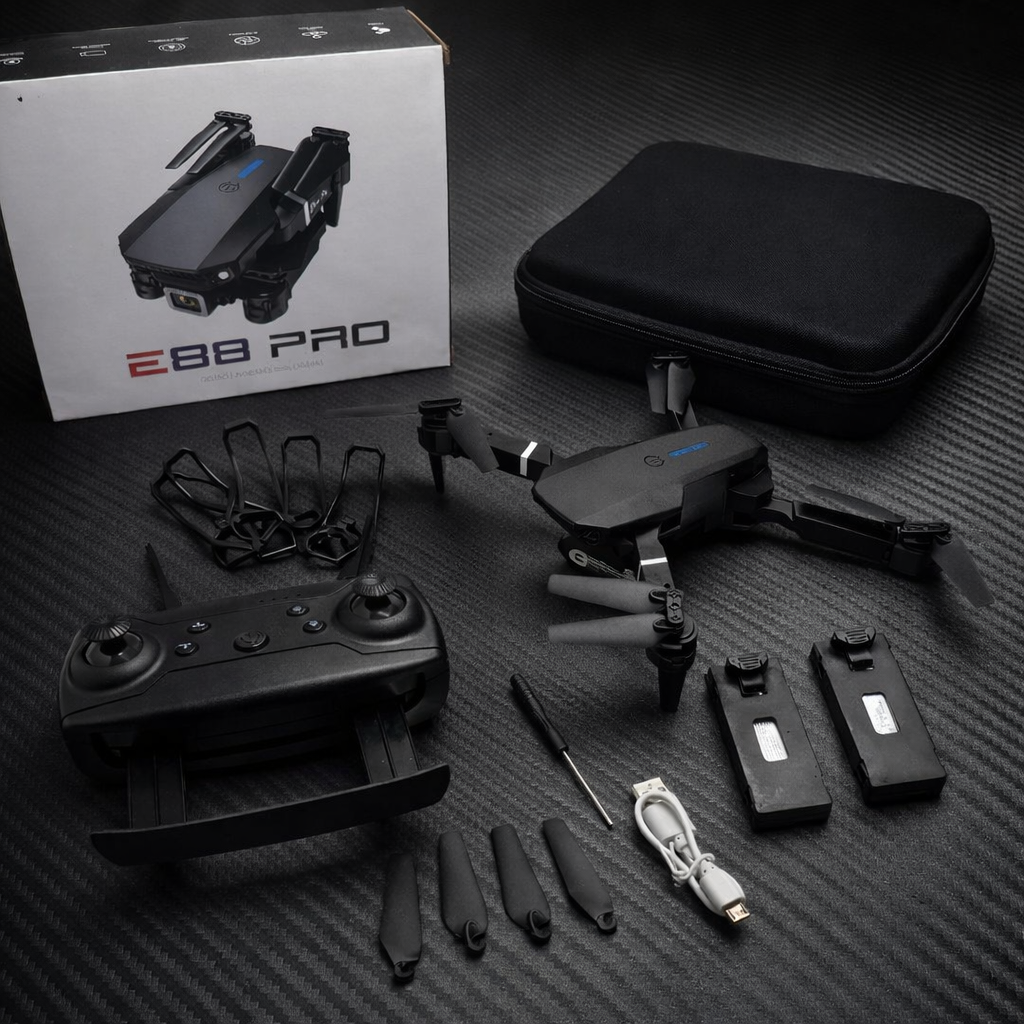 E88 Pro Foldable WiFi Camera Drone