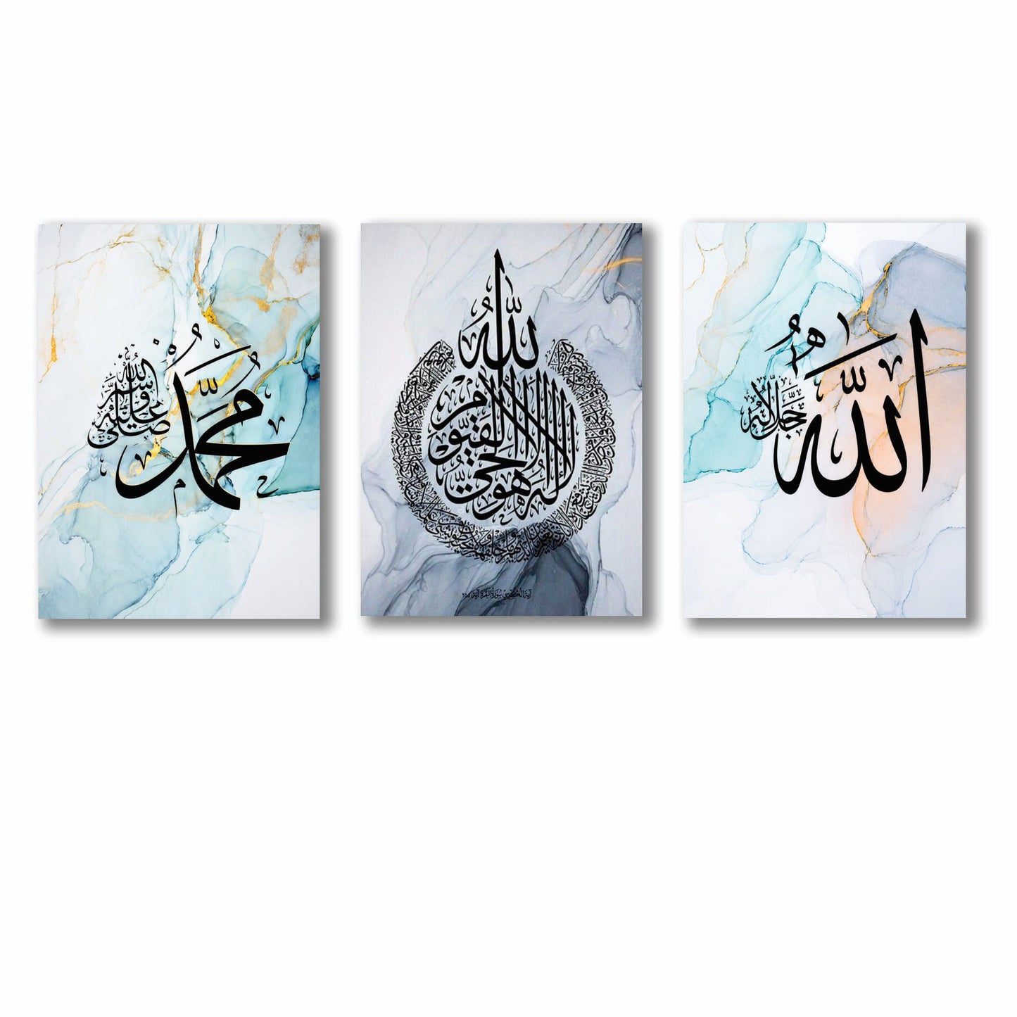 Set of 3 Premium Wall Art Photo Tiles