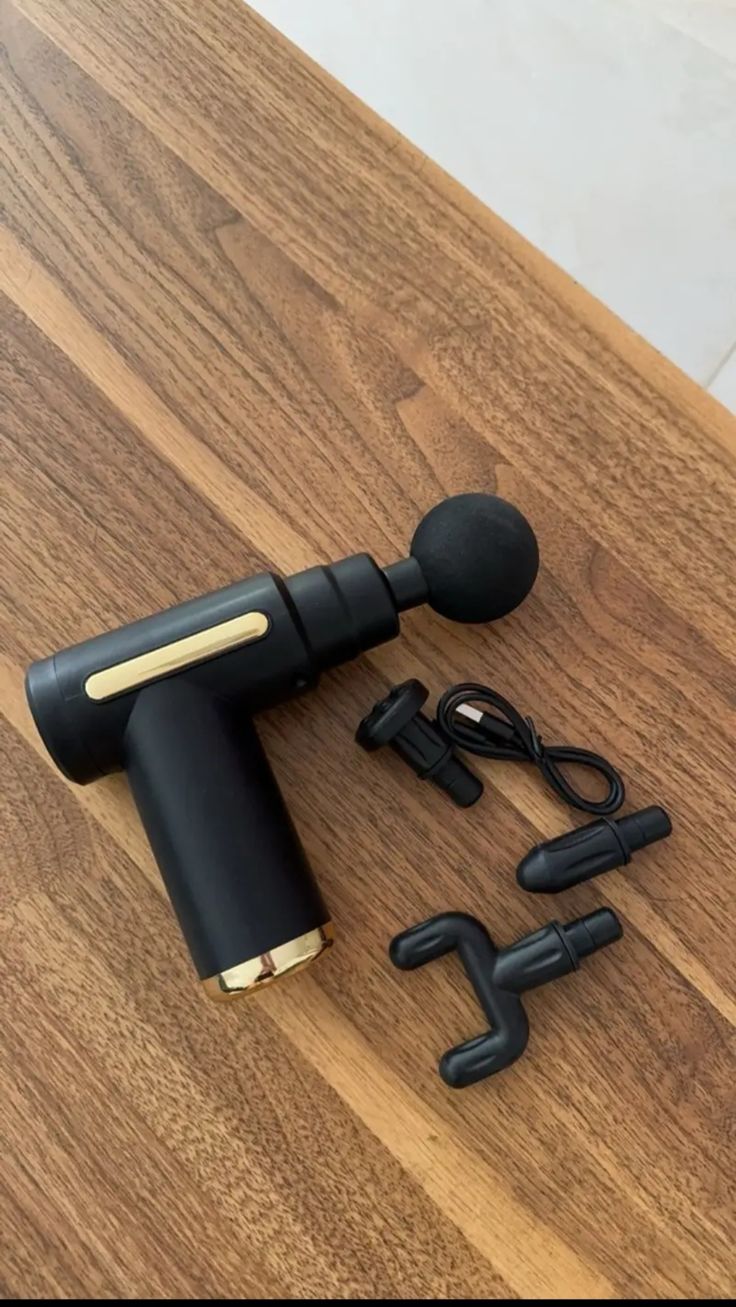 Mini Massage Gun – Portable Deep Tissue Muscle Massager with 4 Interchangeable Heads