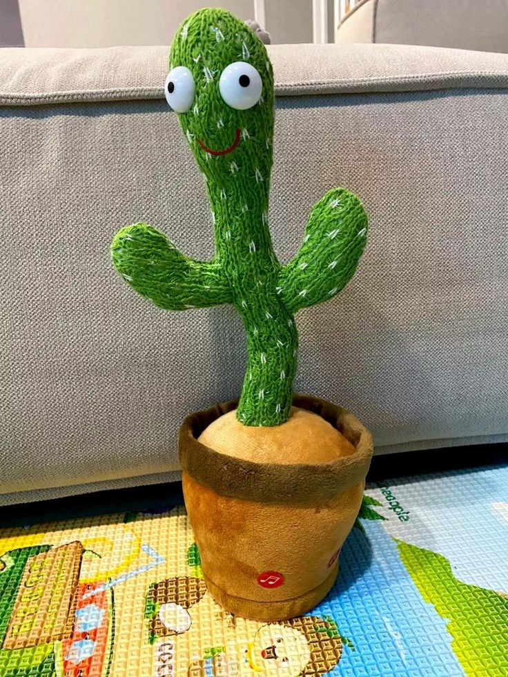 Dancing Talking Cactus Toy – Singing & Recording Plush Cactus for Kids