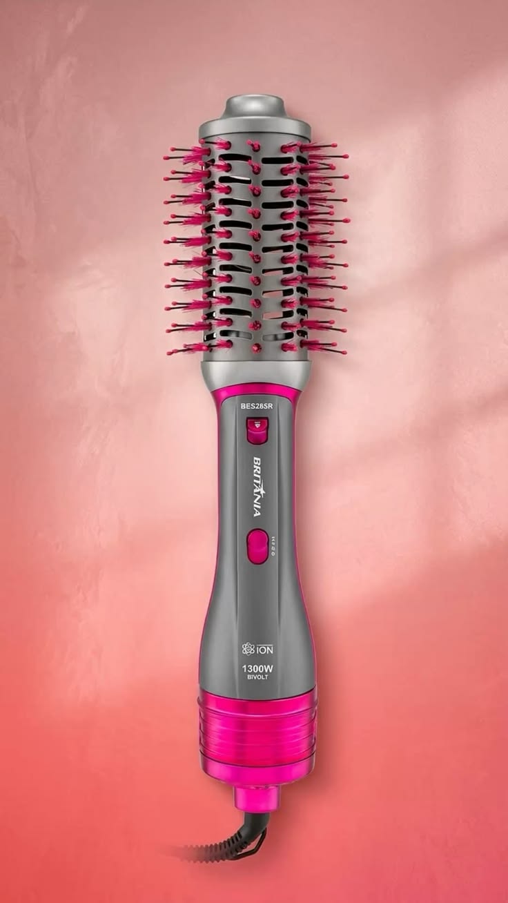 Hot Air Volumizer Brush – 3-in-1 Hair Dryer & Styler with Ionic Technology