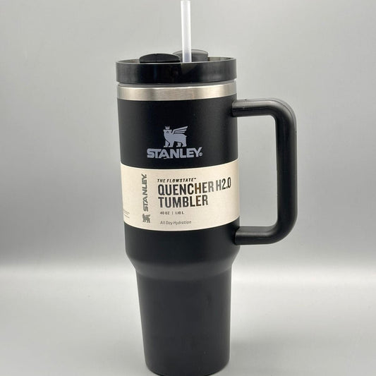 1200ml Vacuum Insulated Travel Tumbler with Handle & Straw | Stainless Steel Thermal Mug