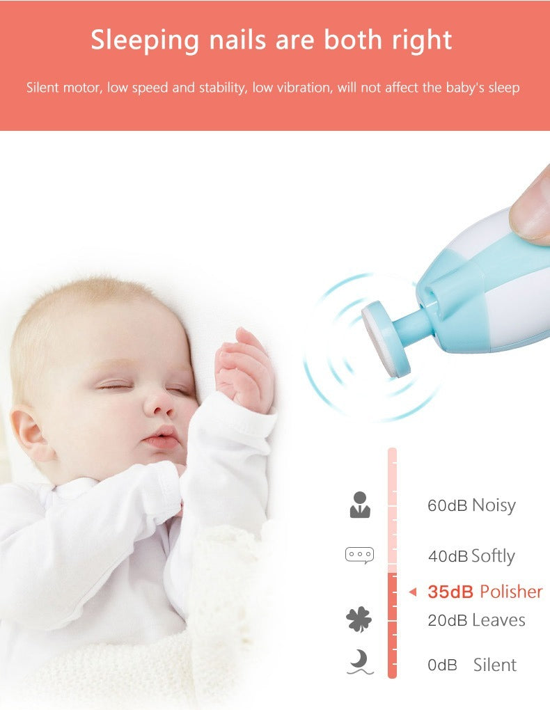 6-in-1 Electric Baby Nail Trimmer Set