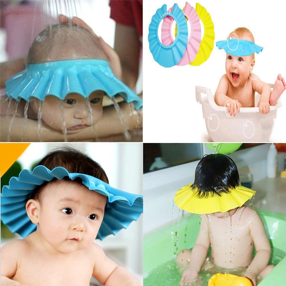 Silicon Baby Shower Cap