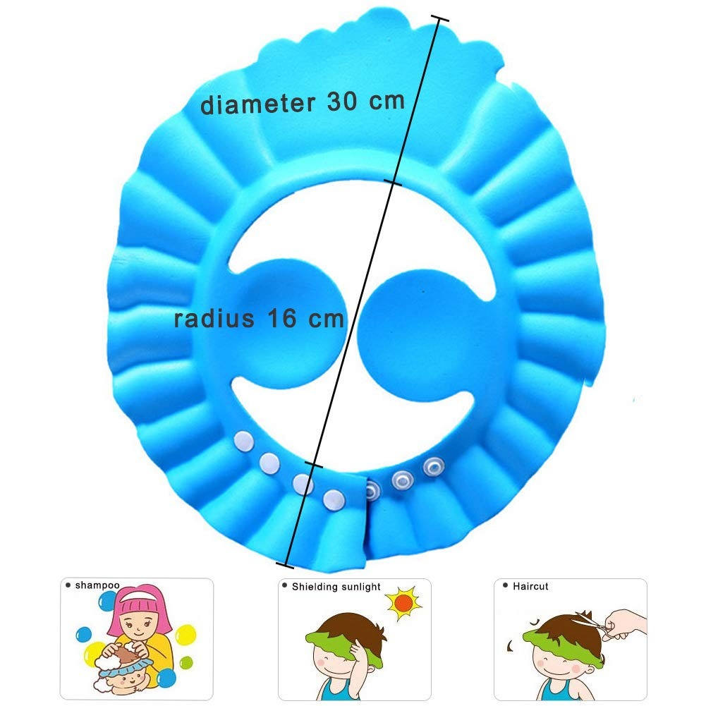 Silicon Baby Shower Cap