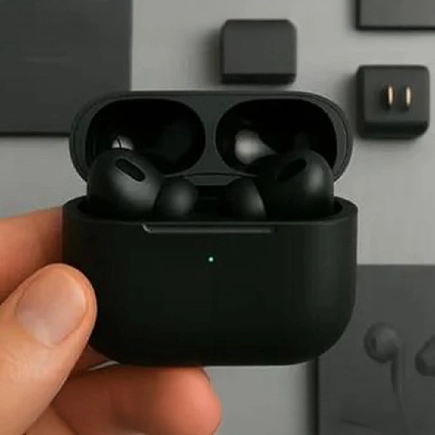 Black AirPods Pro 2 Wireless Bluetooth Earbuds