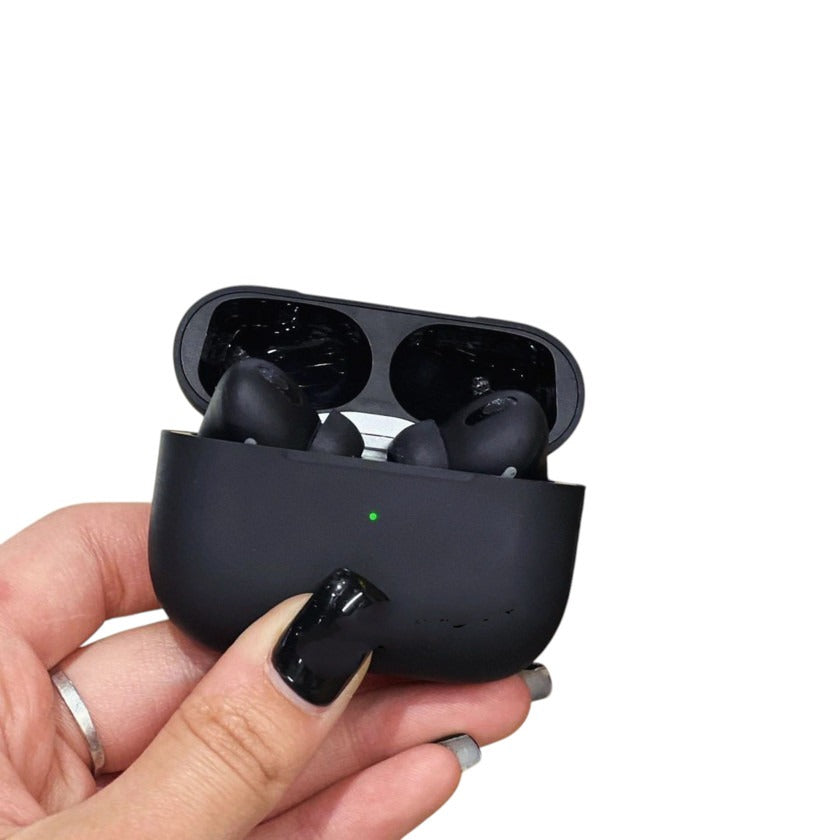 Black AirPods Pro 2 Wireless Bluetooth Earbuds