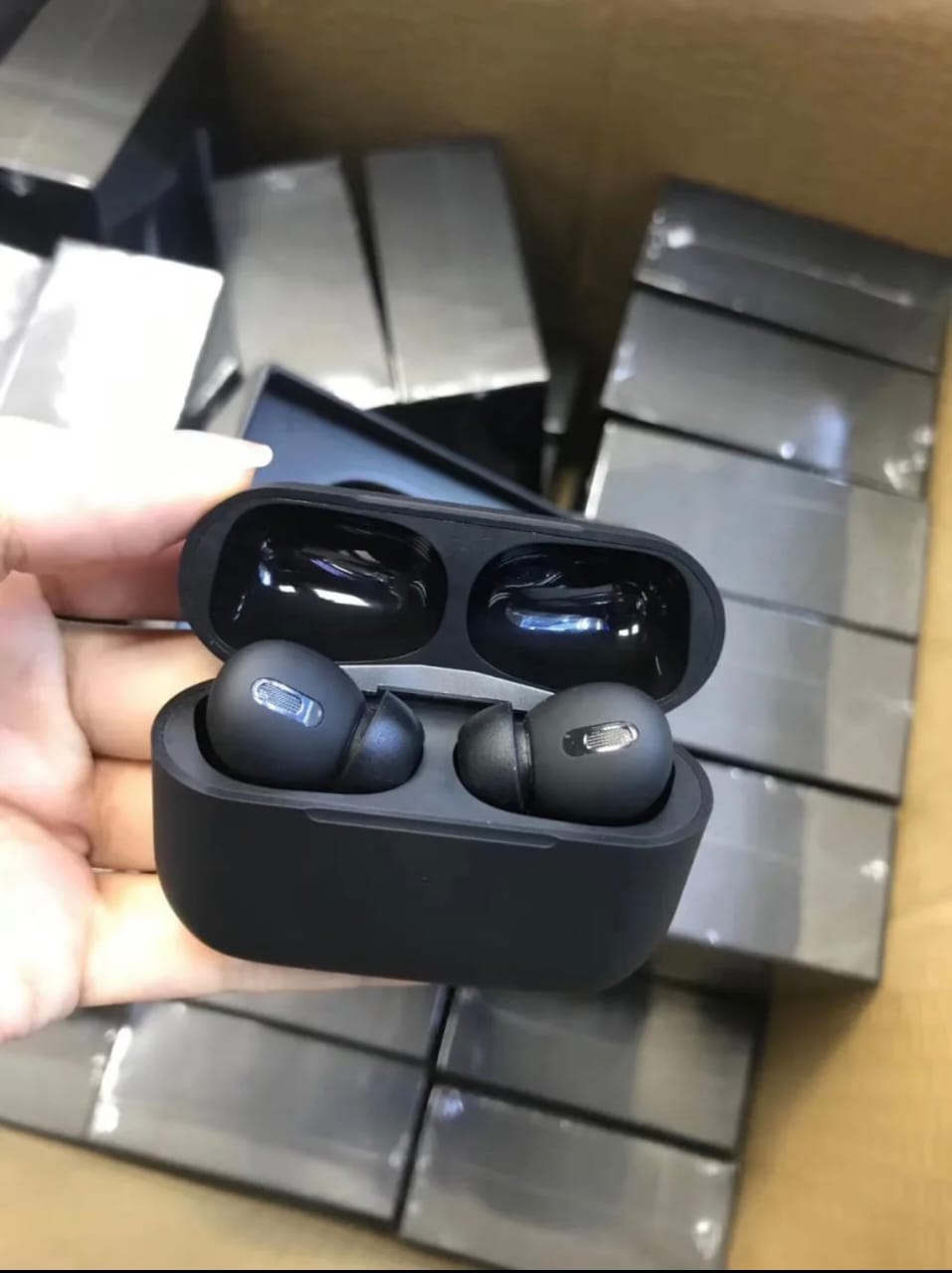 Black AirPods Pro 2 Wireless Bluetooth Earbuds